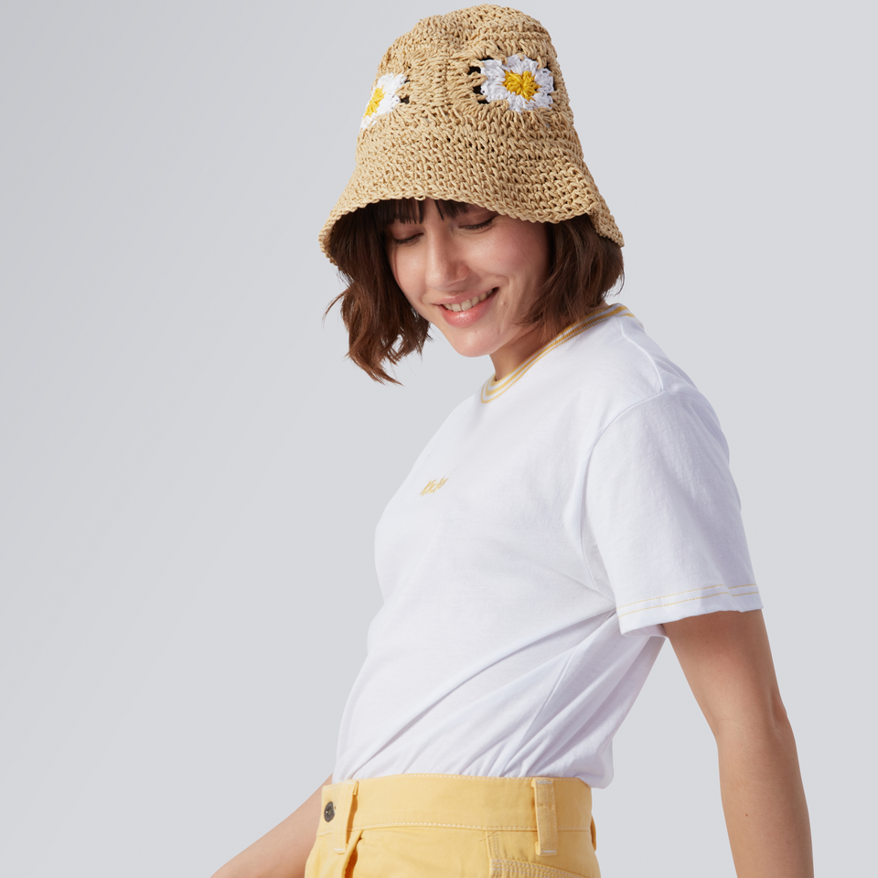 Women's Short Sleeve Boy-Fit T-shirt White