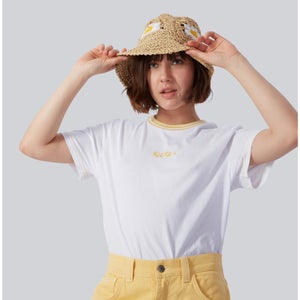 Women's Short Sleeve Boy-Fit T-shirt White - XS
