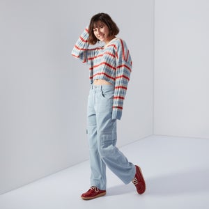 Women's Drill Carpenter Trouser Blue - 24