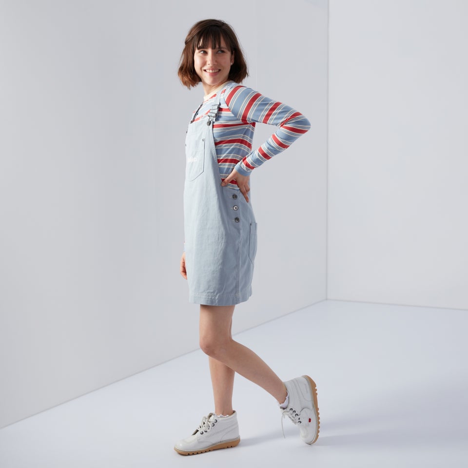 Women's Pinafore Dress Blue