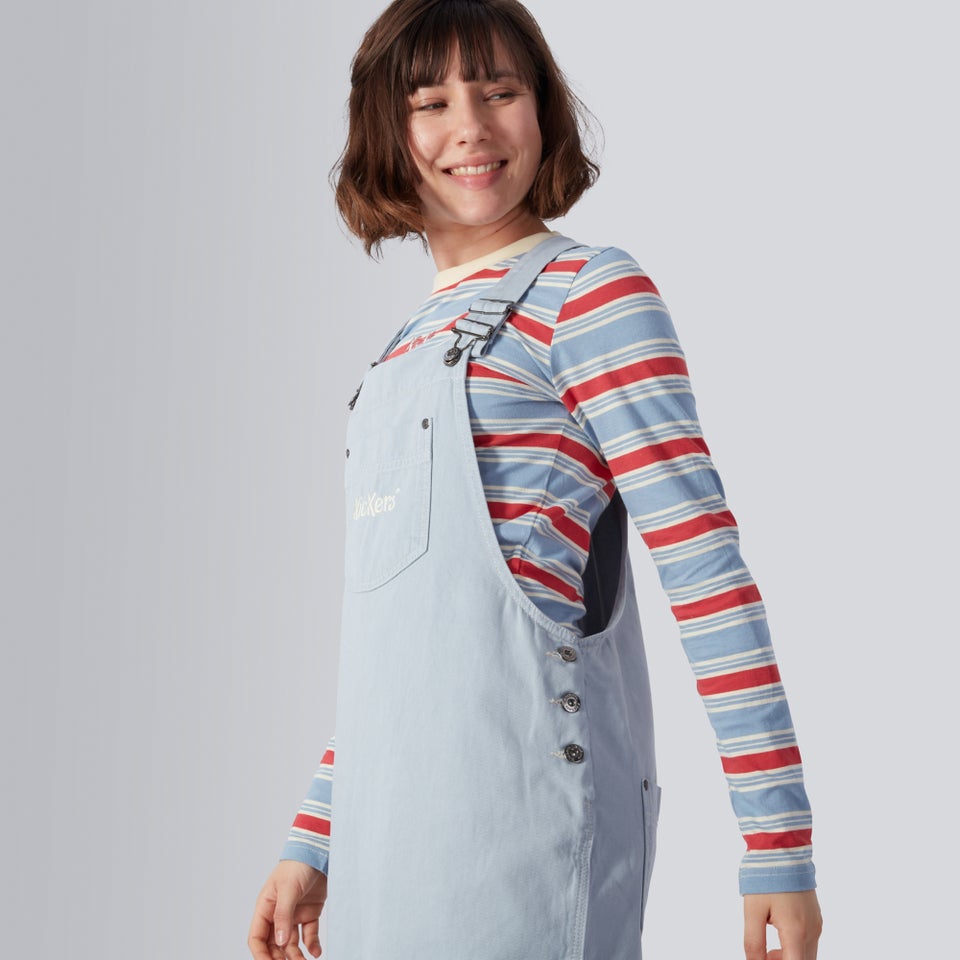 Women's Pinafore Dress Blue