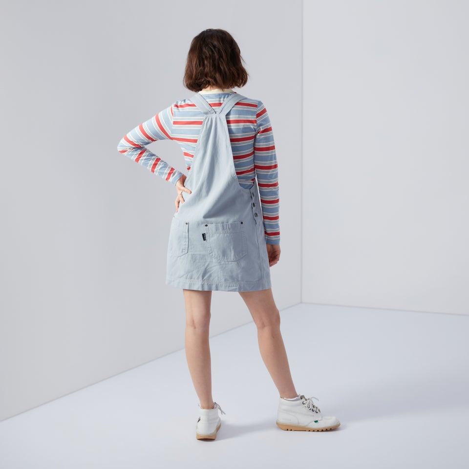 Women's Pinafore Dress Blue