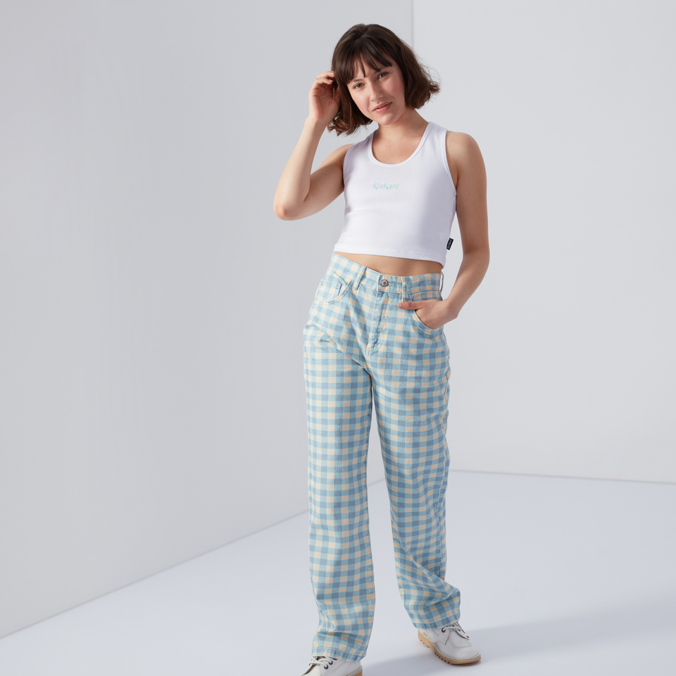 Women's Racerback Rib Vest White