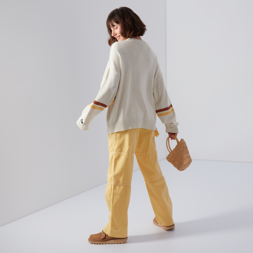 Women's Oversized Knit Jumper Cream