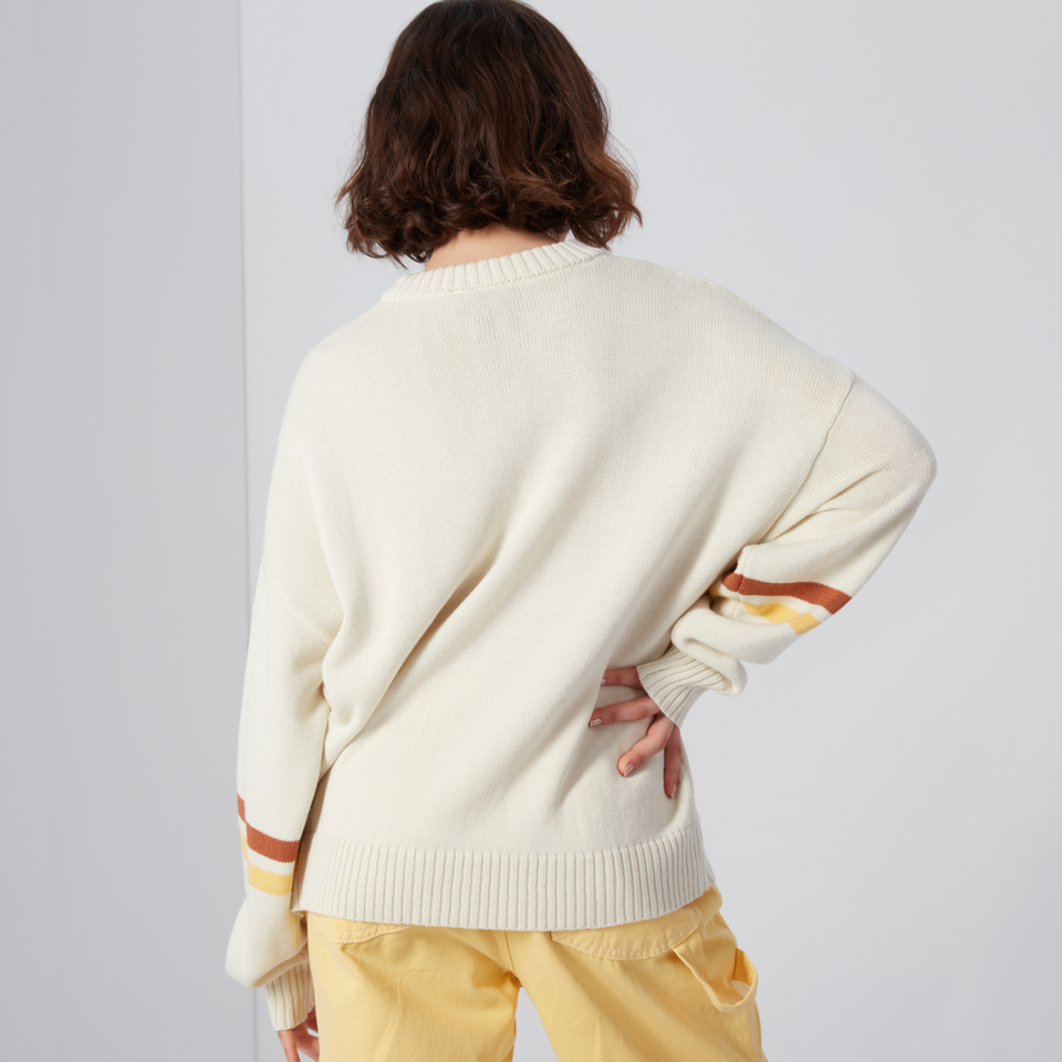 Women's Oversized Knit Jumper Cream