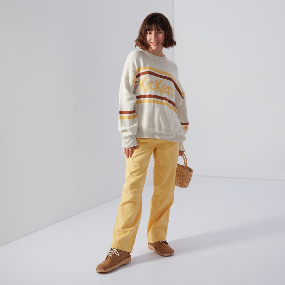 Women's Oversized Knit Jumper Cream