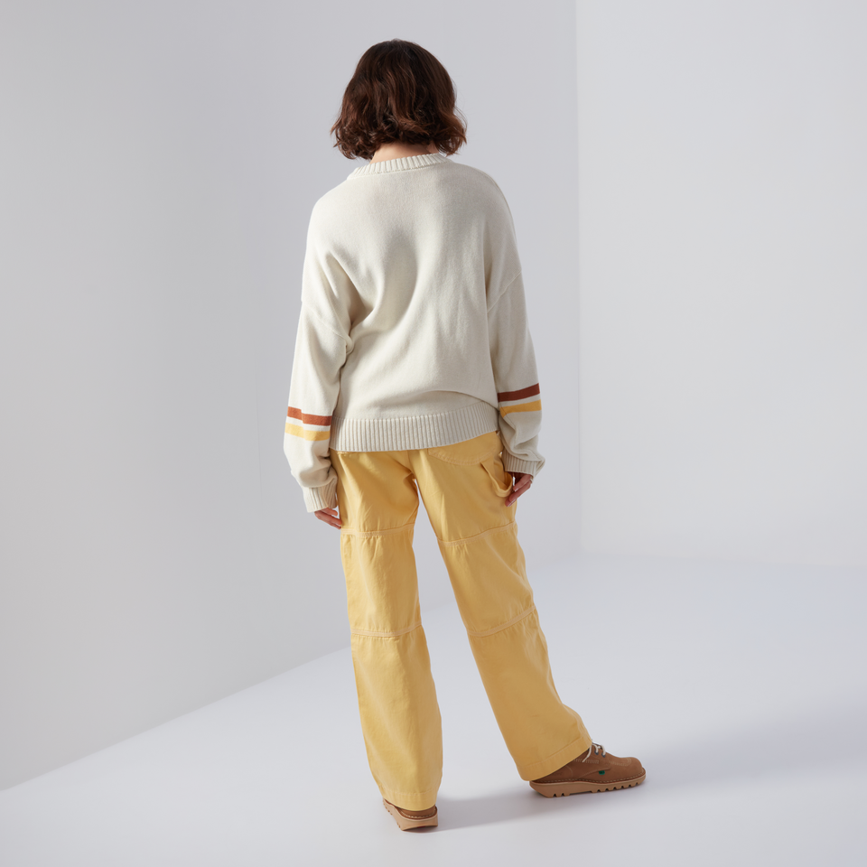 Women's Oversized Knit Jumper Cream