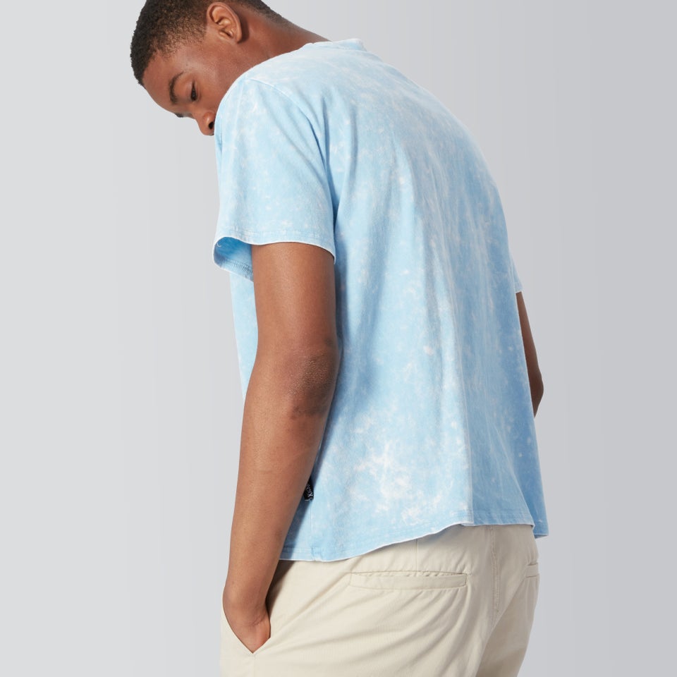 Men's Short Sleeve Splat T-shirt Blue