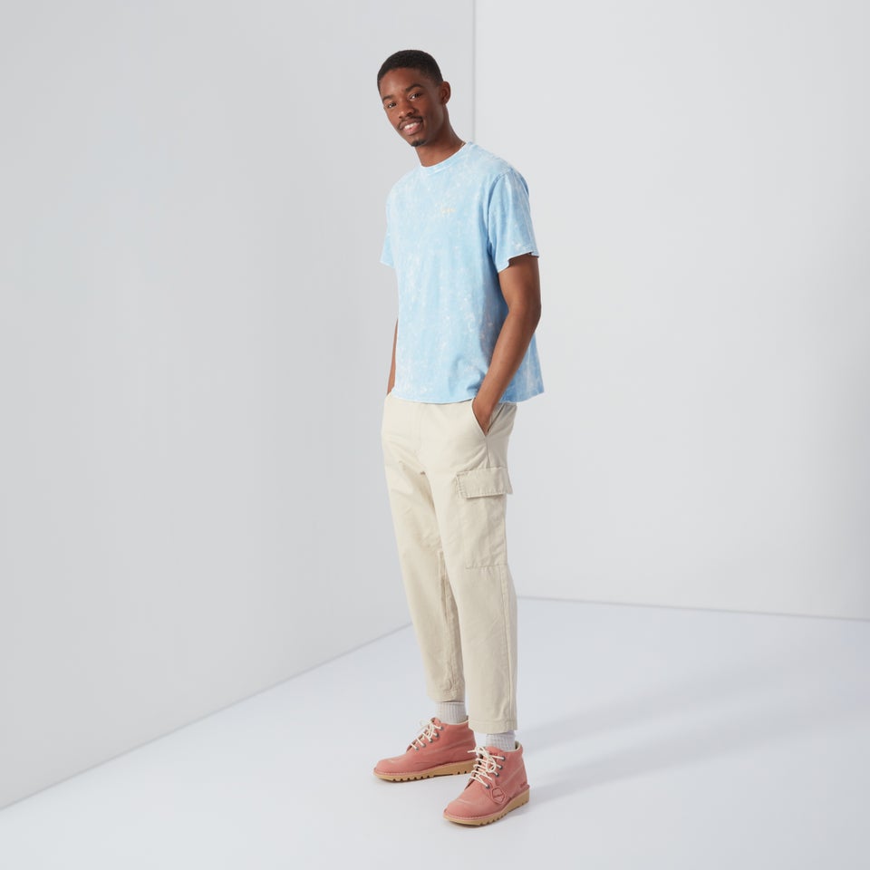 Men's Short Sleeve Splat T-shirt Blue