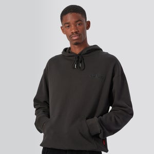 Men's Brushed Back Hoodie Black - XS