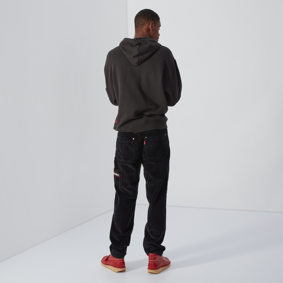 Men's Brushed Back Hoodie Black