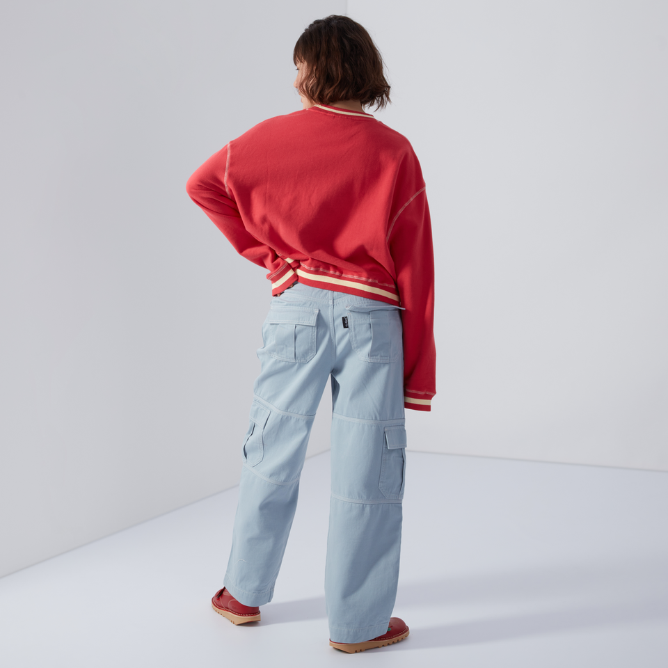 Women's Brushed Back Sweatshirt Pink