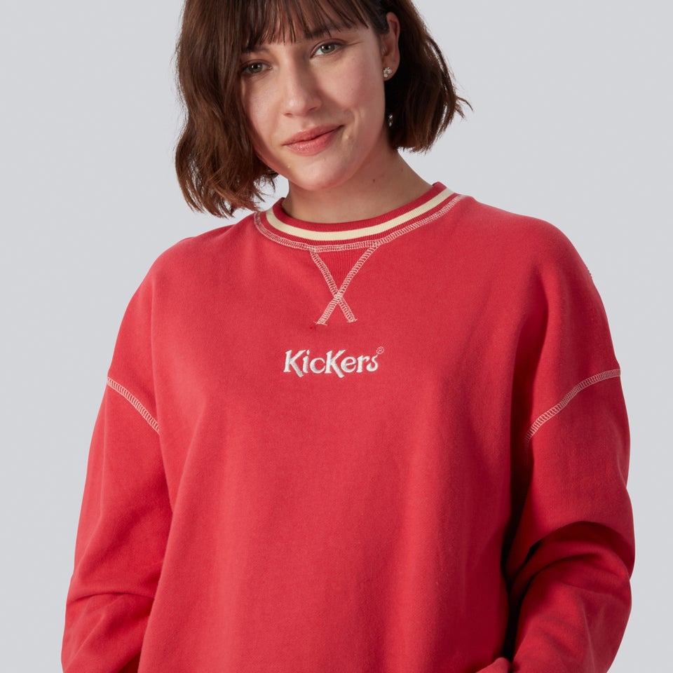 Women's Brushed Back Sweatshirt Pink
