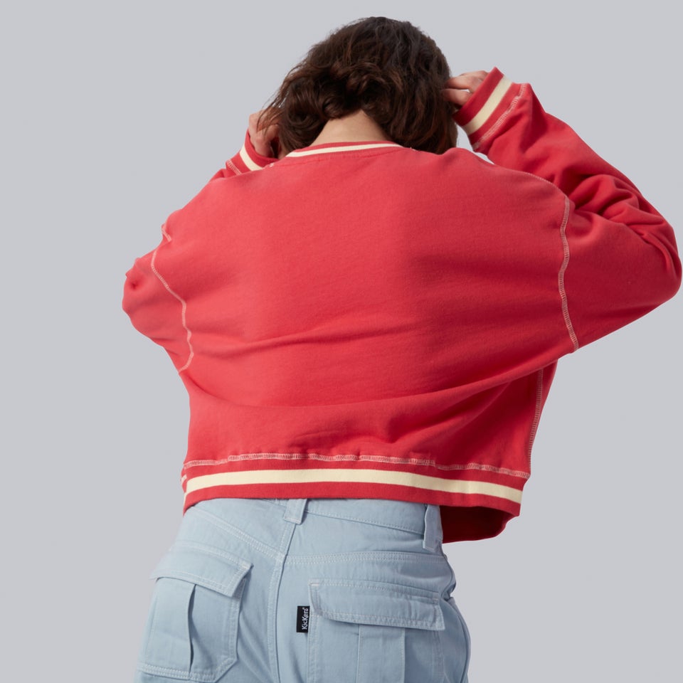 Women's Brushed Back Sweatshirt Pink