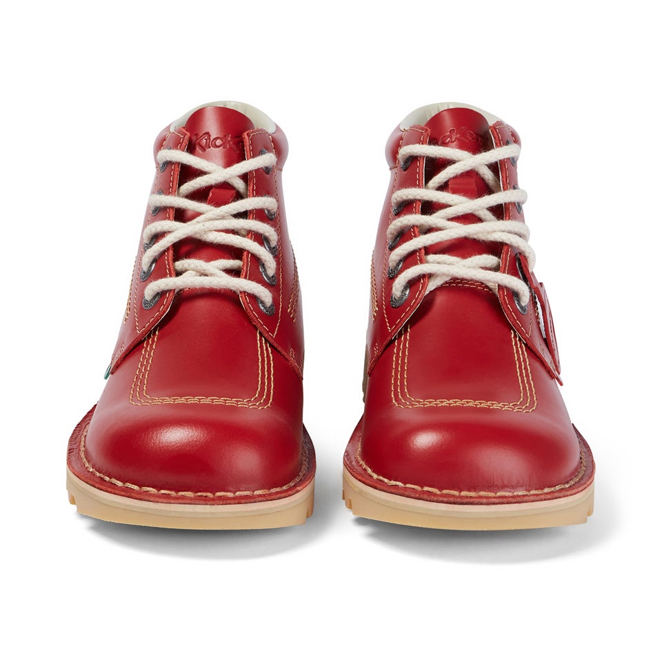 Adult Mens Kick Hi Leather Red