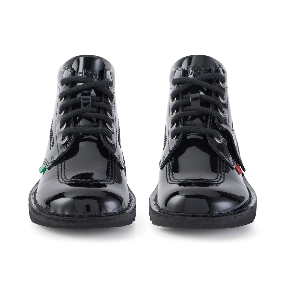 Adult Womens Kick Hi Patent Leather Black