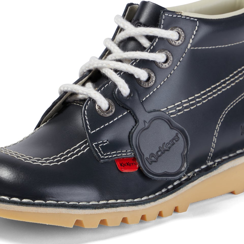 Adult Womens Kick Hi Leather Navy