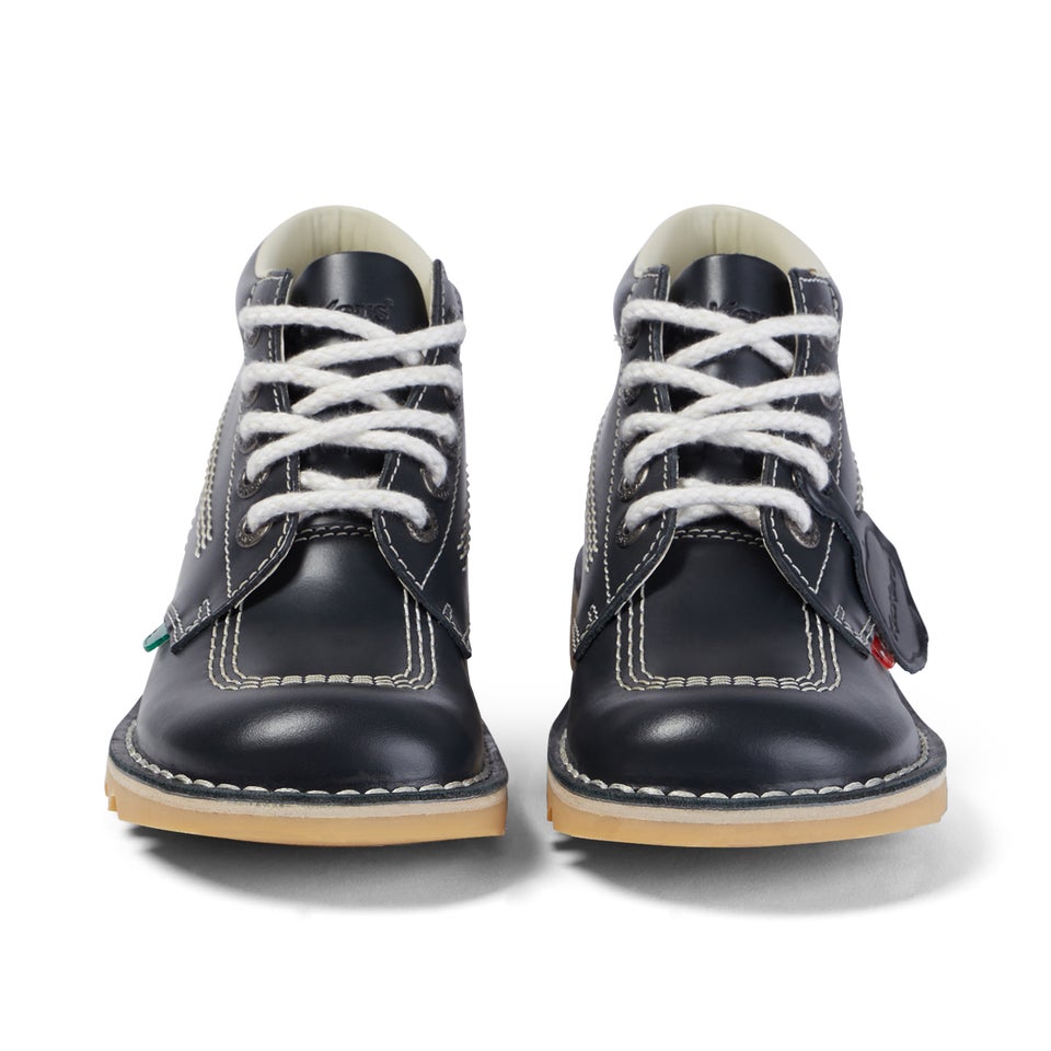 Adult Womens Kick Hi Leather Navy