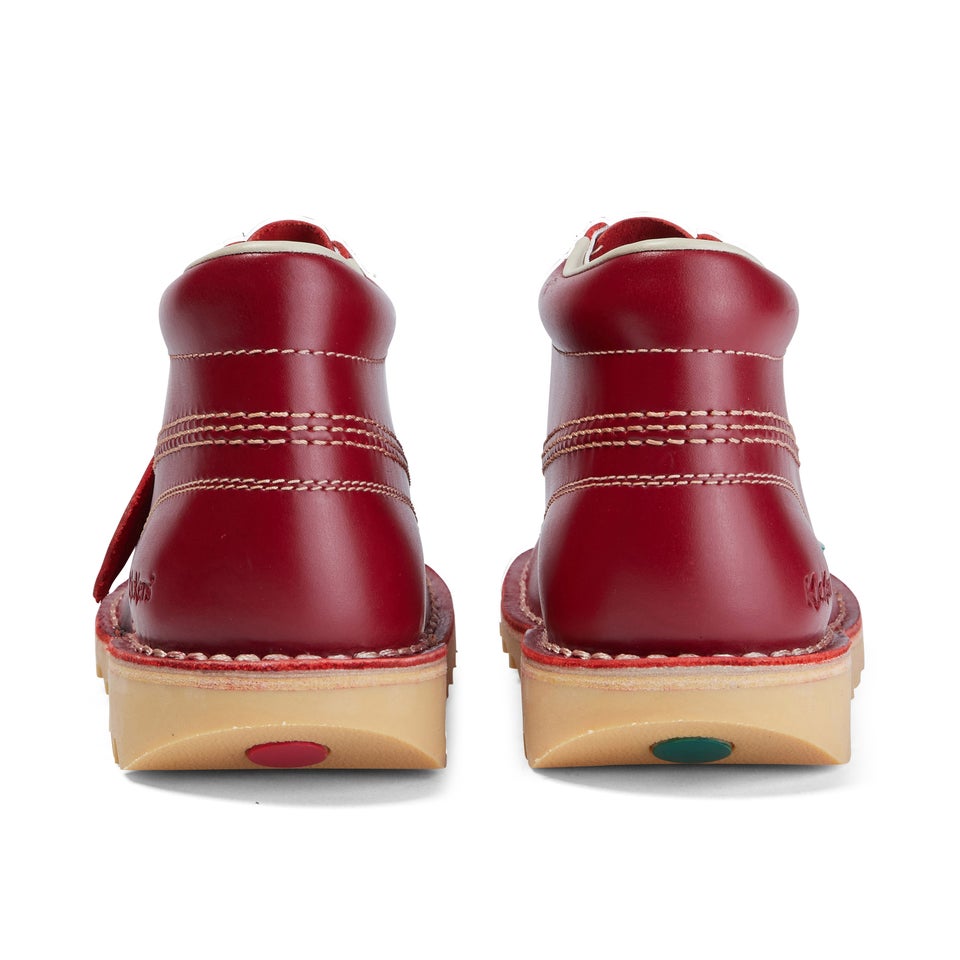 Adult Womens Kick Hi Leather Red