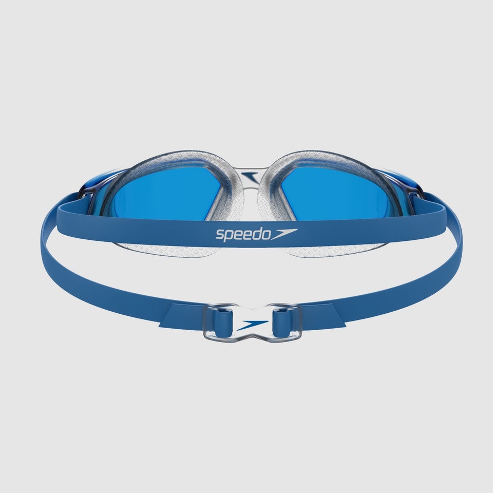 Unisex-Hydropulse-Schwimmbrille Klar/Blau
