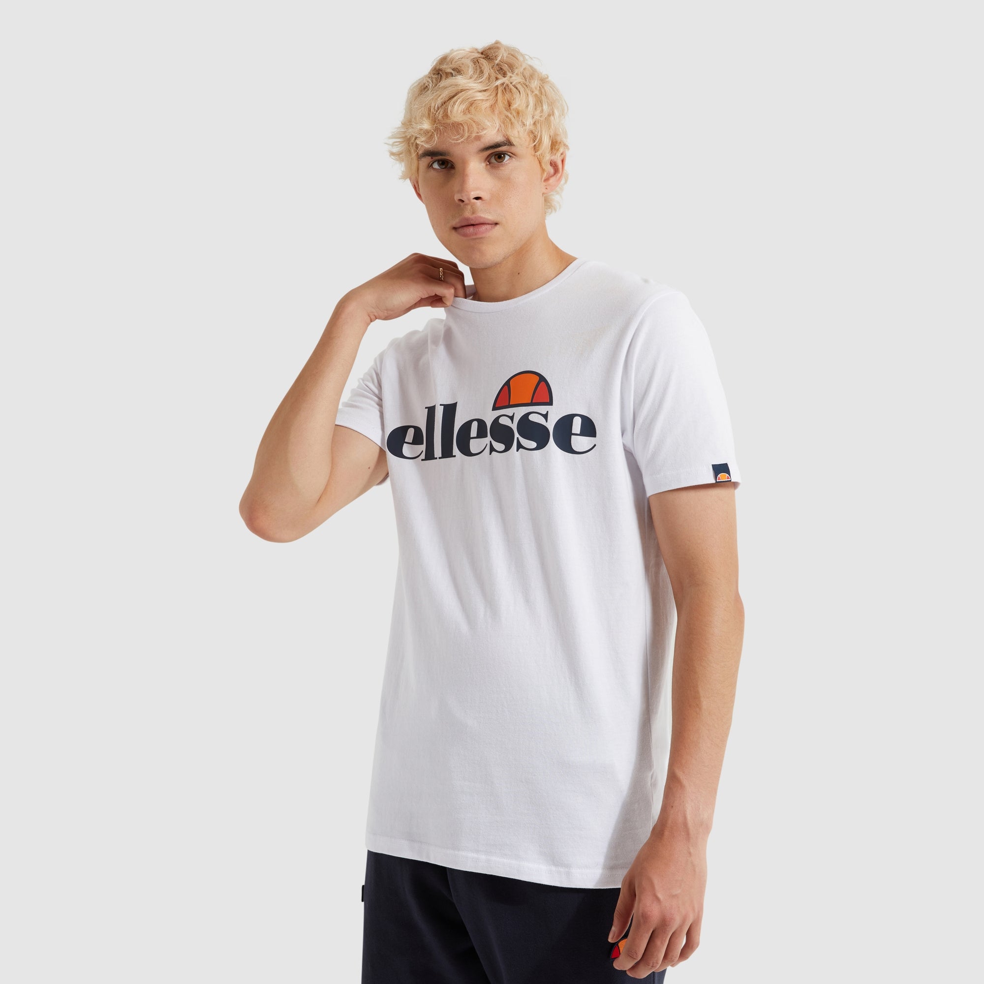 Men's SL Prado Tee White | ellesse UK