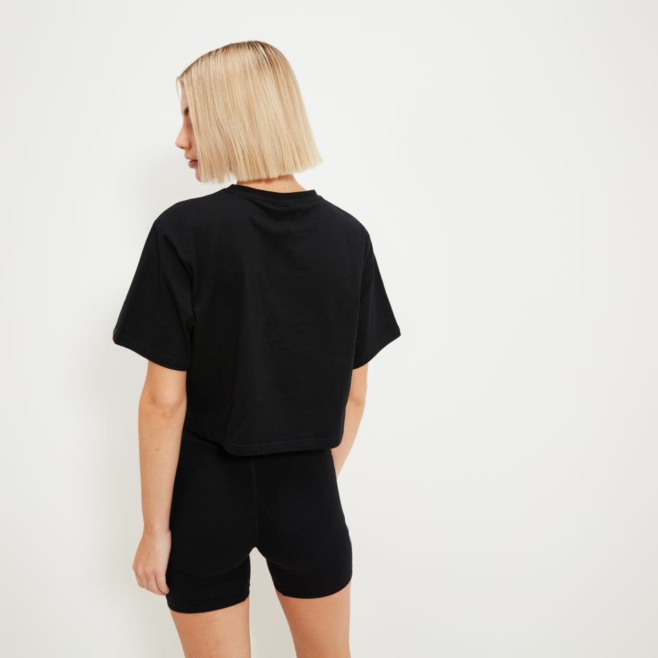 Crop-T-Shirt Alberta für Damen Schwarz