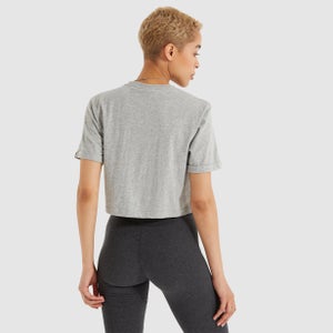 Alberta Kurztop Grau Meliert für Damen