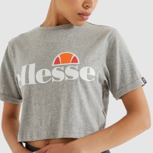 Alberta Kurztop Grau Meliert für Damen