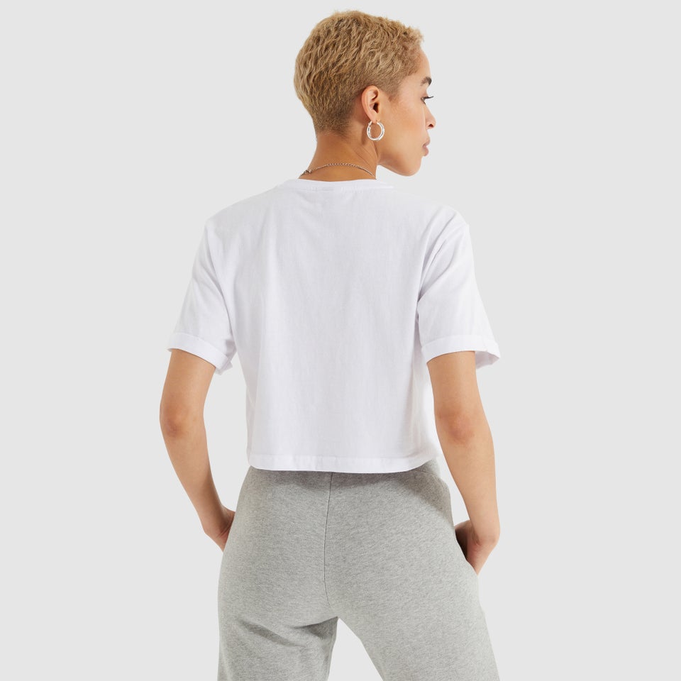 Women's Alberta Cropped Tee White