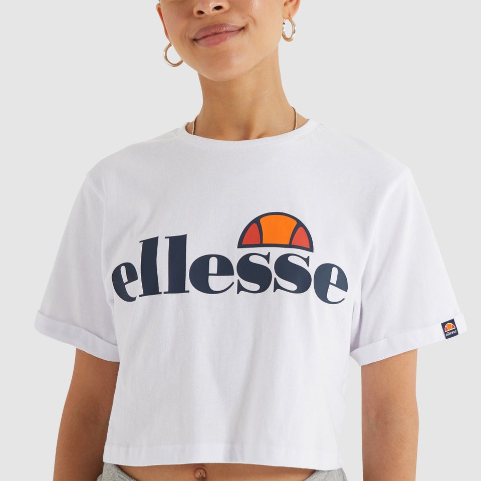 Women's Alberta Cropped Tee White