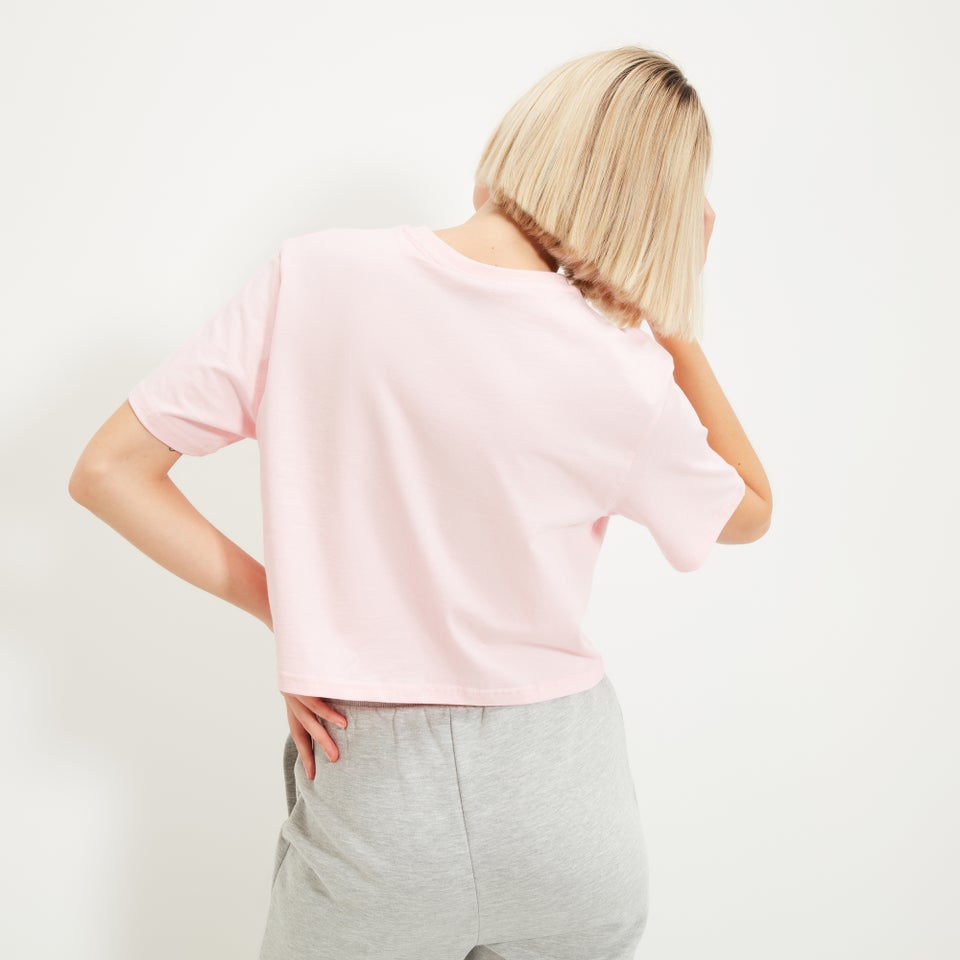 Crop-T-Shirt Alberta für Damen Pink