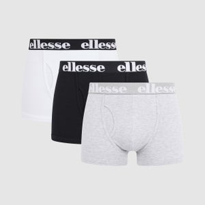Men's Hali 3 Pack Boxers Black/Grey/White - XS
