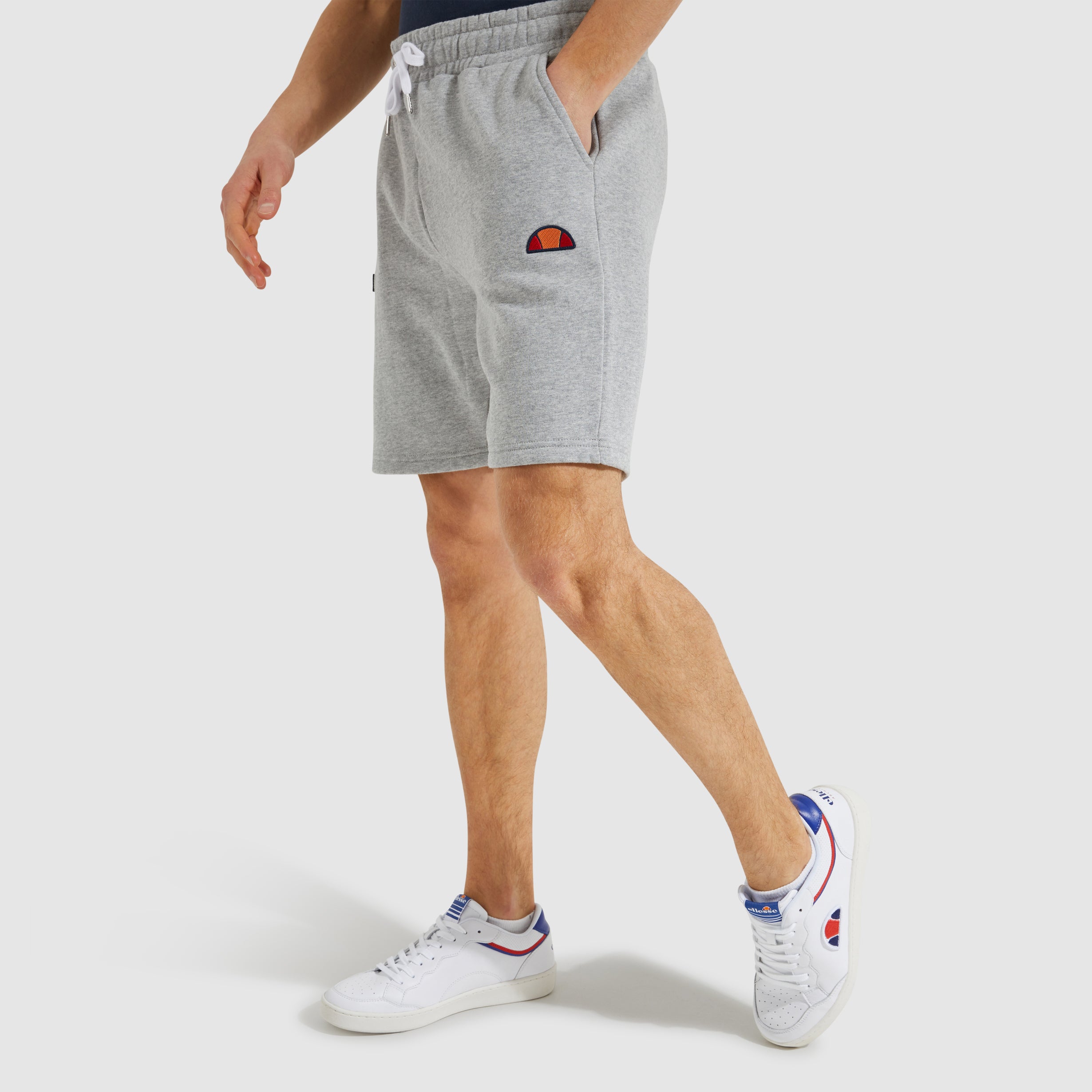 Men's Noli Fleece Shorts Grey Marl | ellesse UK