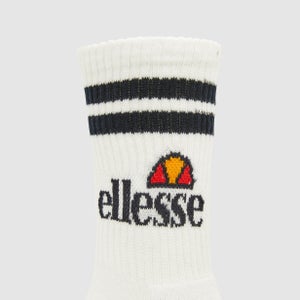 Unisex Pullo 3 Pack Socks White