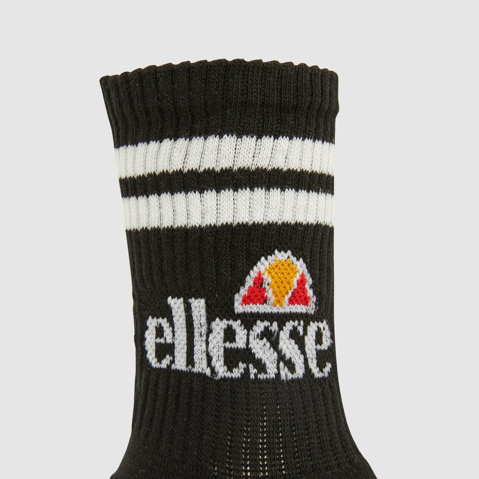 Unisex Pullo 3 Pack Socks Black