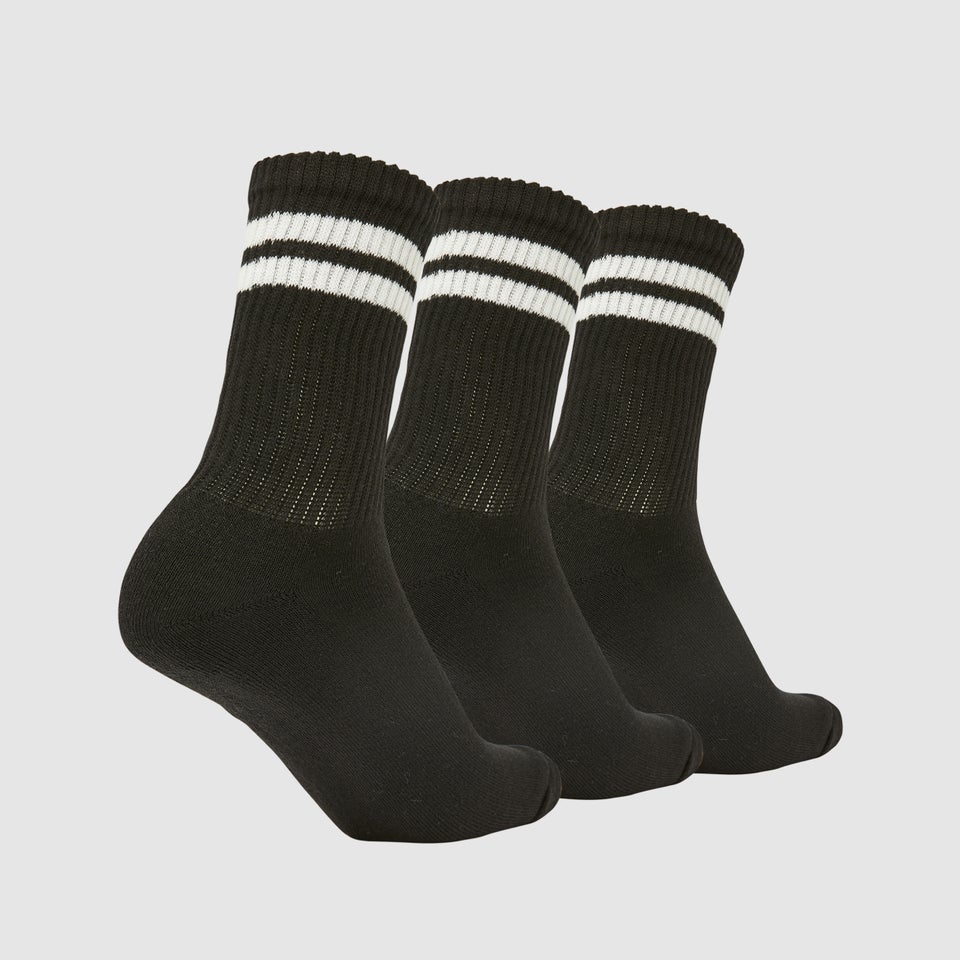 Unisex Pullo 3 Pack Socks Black