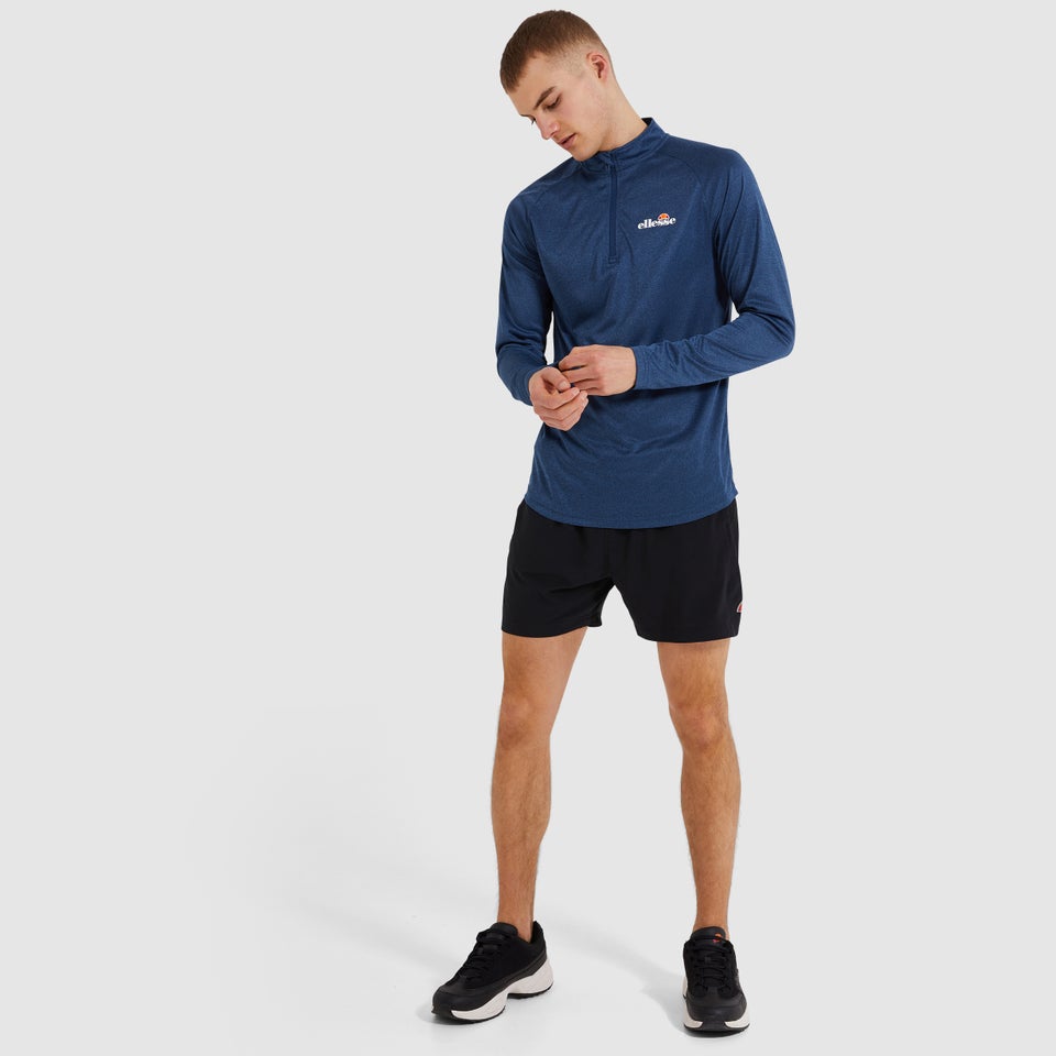 Men's Bovaro Zip Top Navy Marl