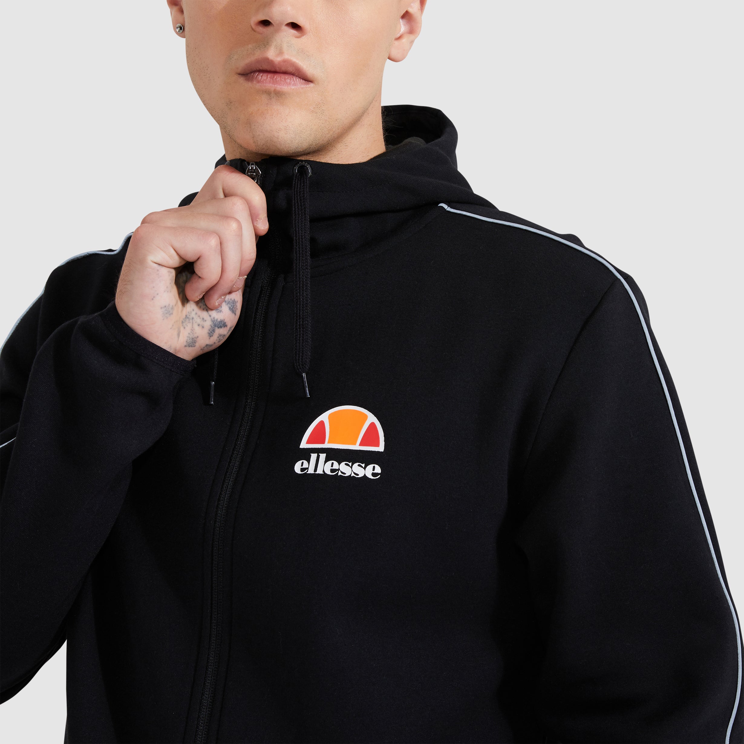 Men's Ornari FZ Hoody Black | ellesse UK
