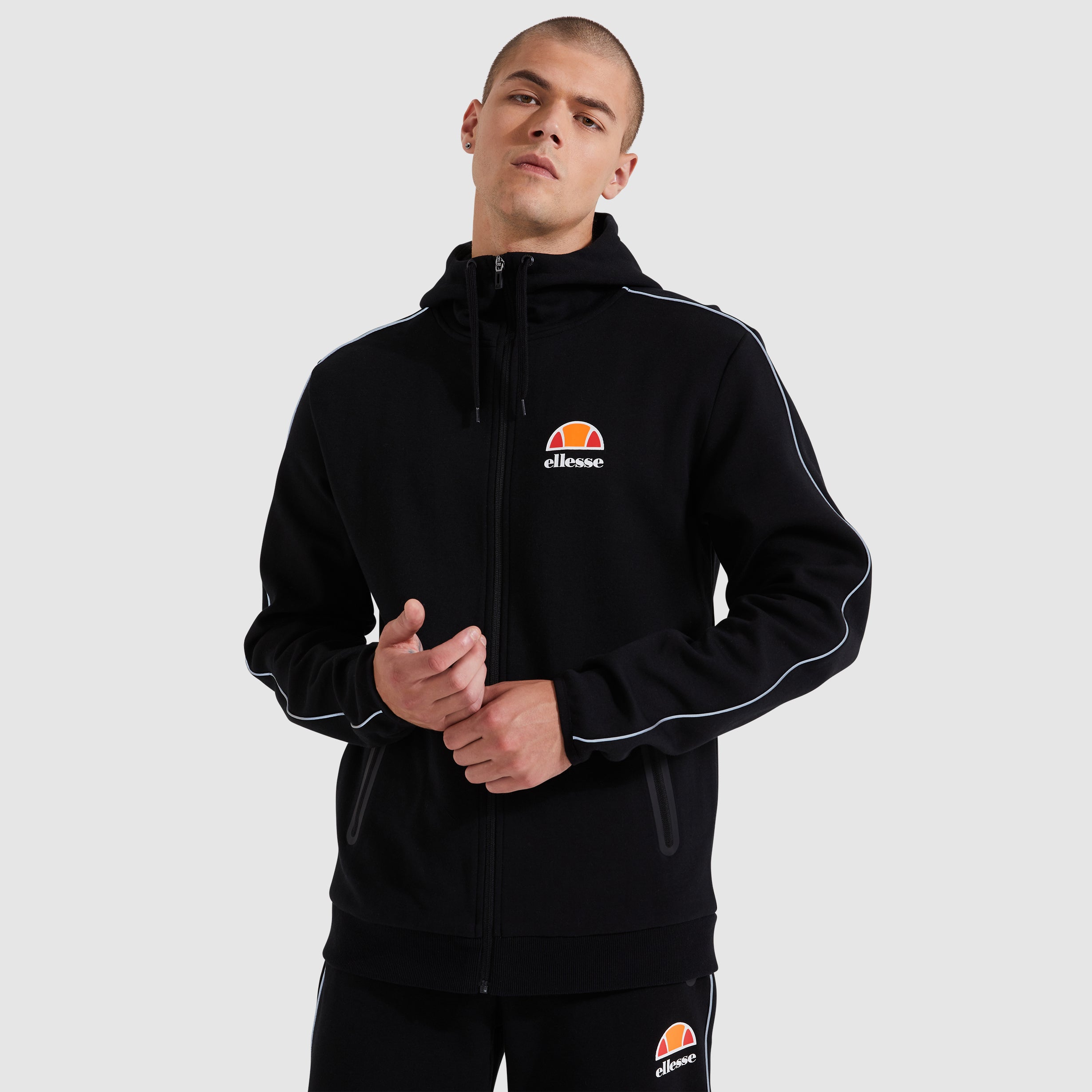 Men's Ornari FZ Hoody Black | ellesse UK