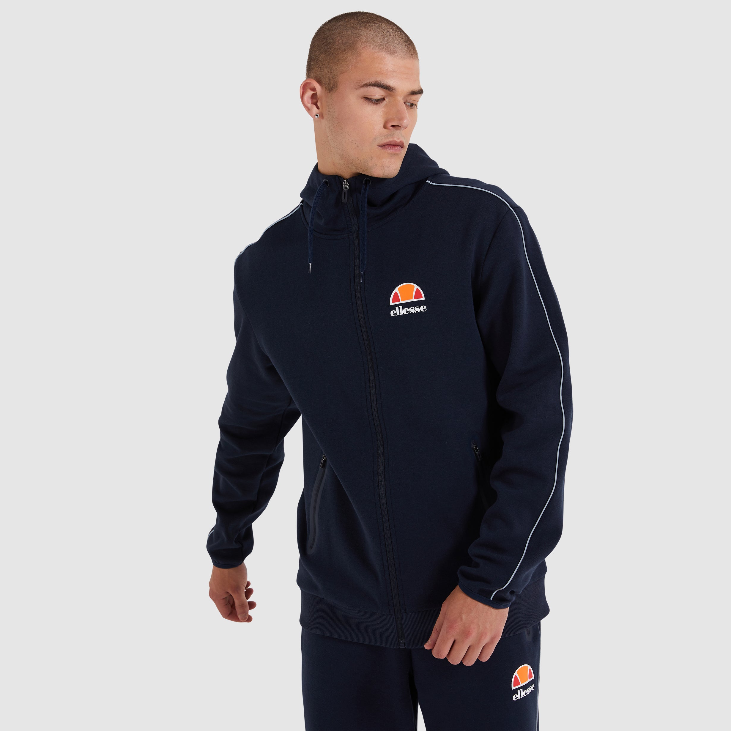 Men's Ornari FZ Hoody Navy | ellesse UK