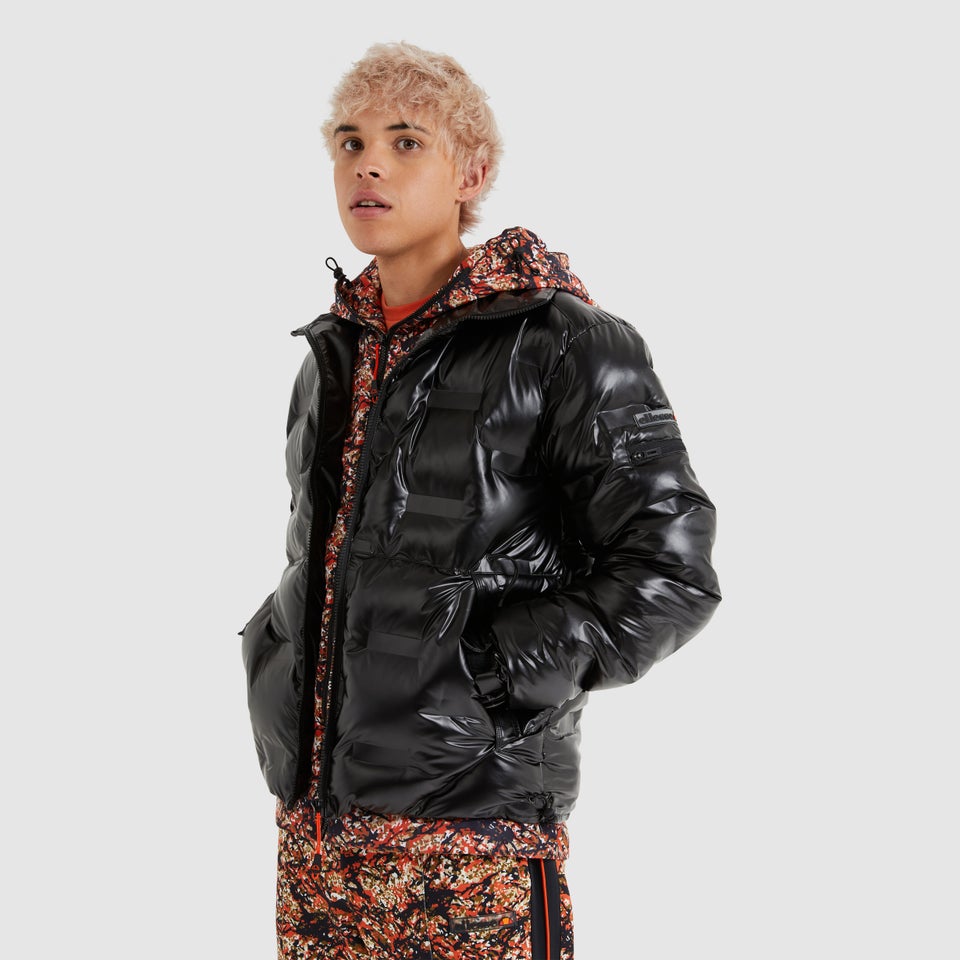 Vallia Steppjacke Schwarz/Camo