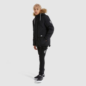 Polter Parka Jacke Schwarz