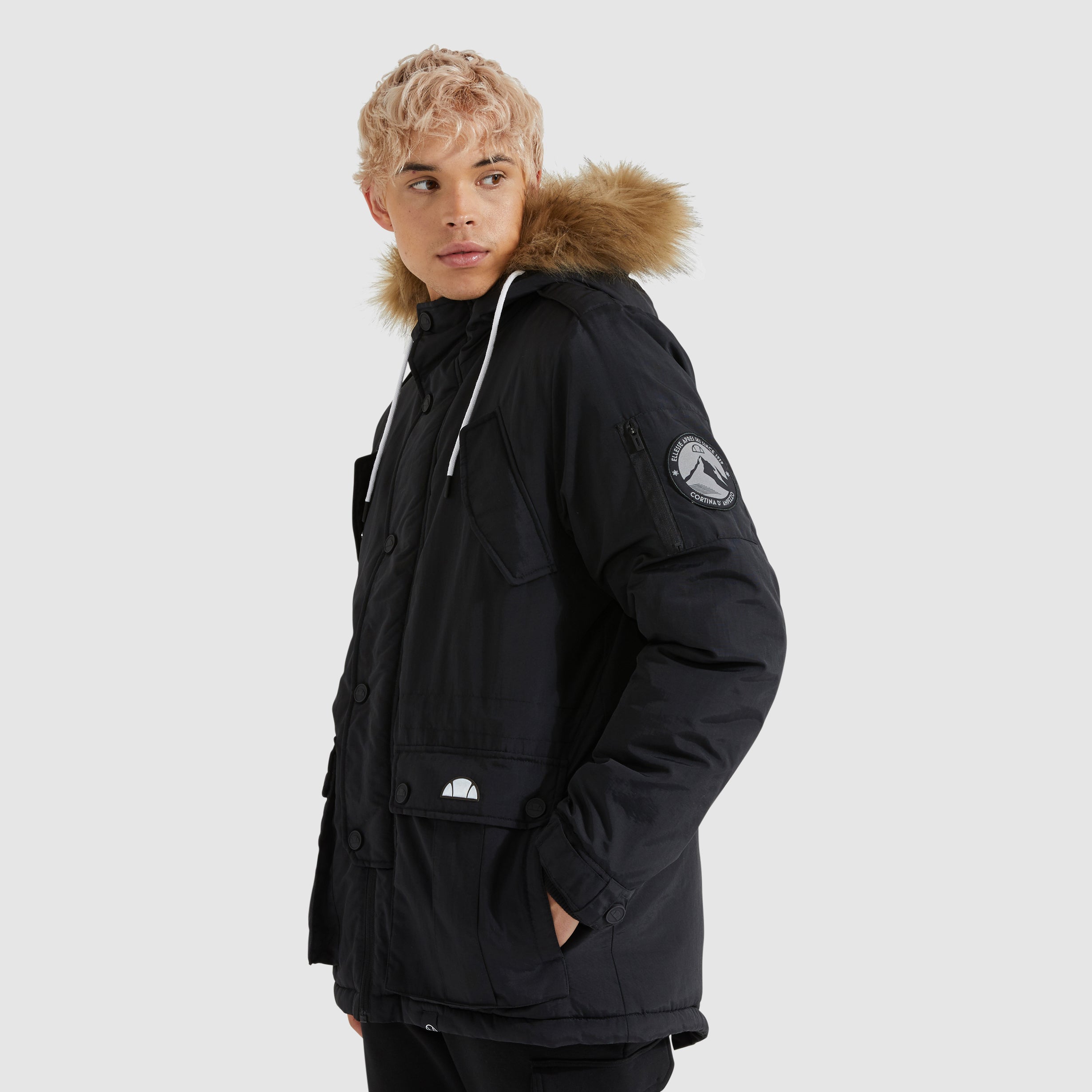 Polter Parka Jacket Black | ellesse UK