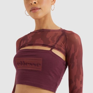 Women's Darol Crop T-Shirt Dark Purple