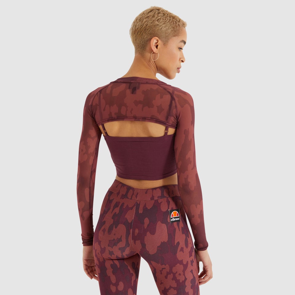 Women's Darol Crop T-Shirt Dark Purple