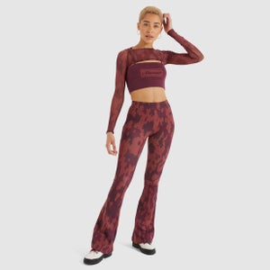 Women's Darol Crop T-Shirt Dark Purple