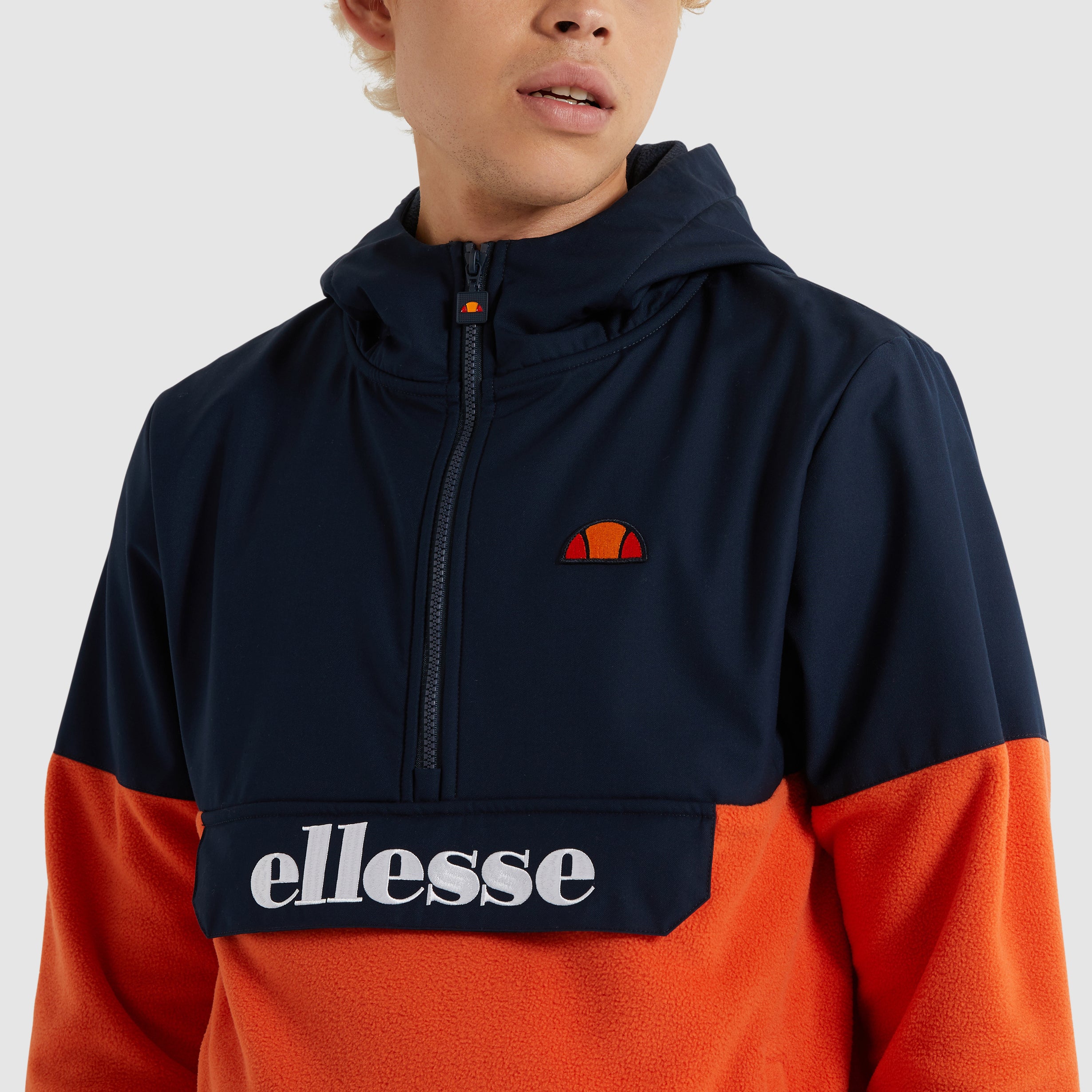 Freccia OH Jacket Orange/Navy | ellesse UK