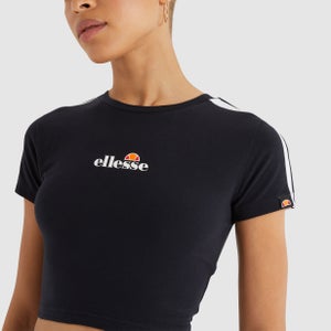 Women's Latus Cropped T-Shirt Black