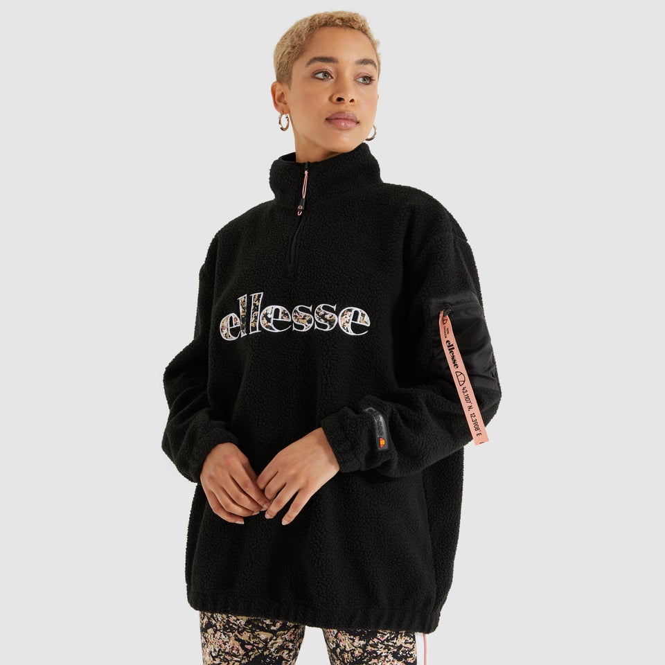 Monticule 1/2 Zip Track Top Black