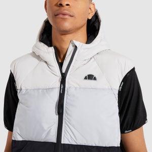 Apice Weste Hellgrau/Schwarz